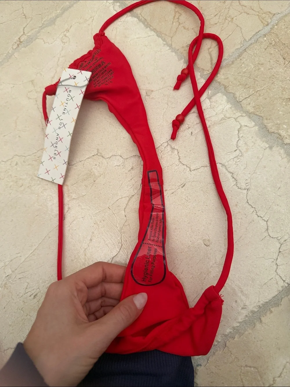 Red String Bikini Bottom - Picture 5 of 5